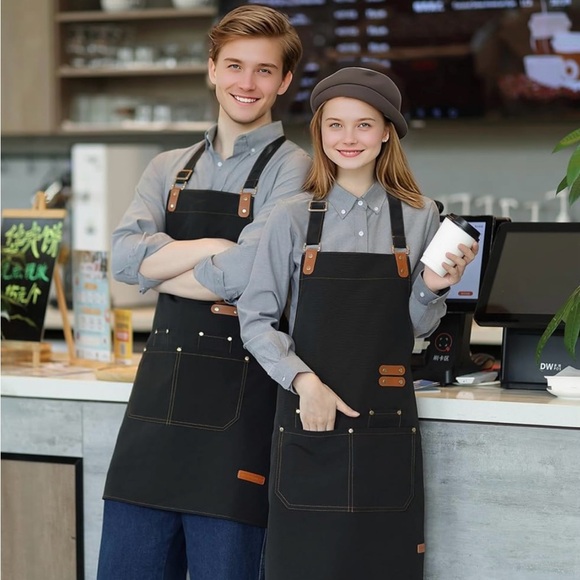 Apron Panda Other - APRON PANDA Heavy-duty Lightweight Spun Poli-Apron Pockets Accents#0901259